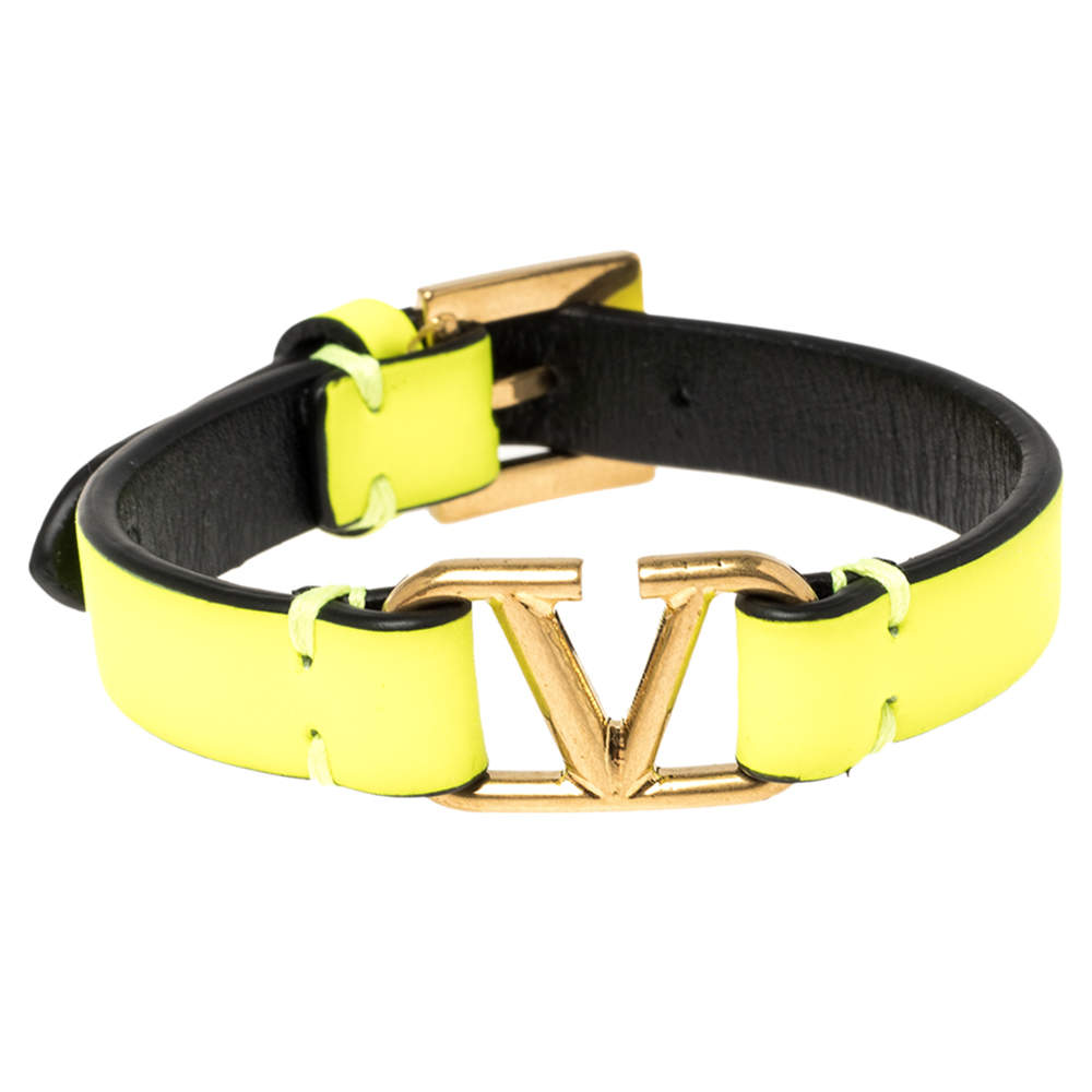 Valentino Florescent Orange Vlogo Bracelet Valentino | TLC