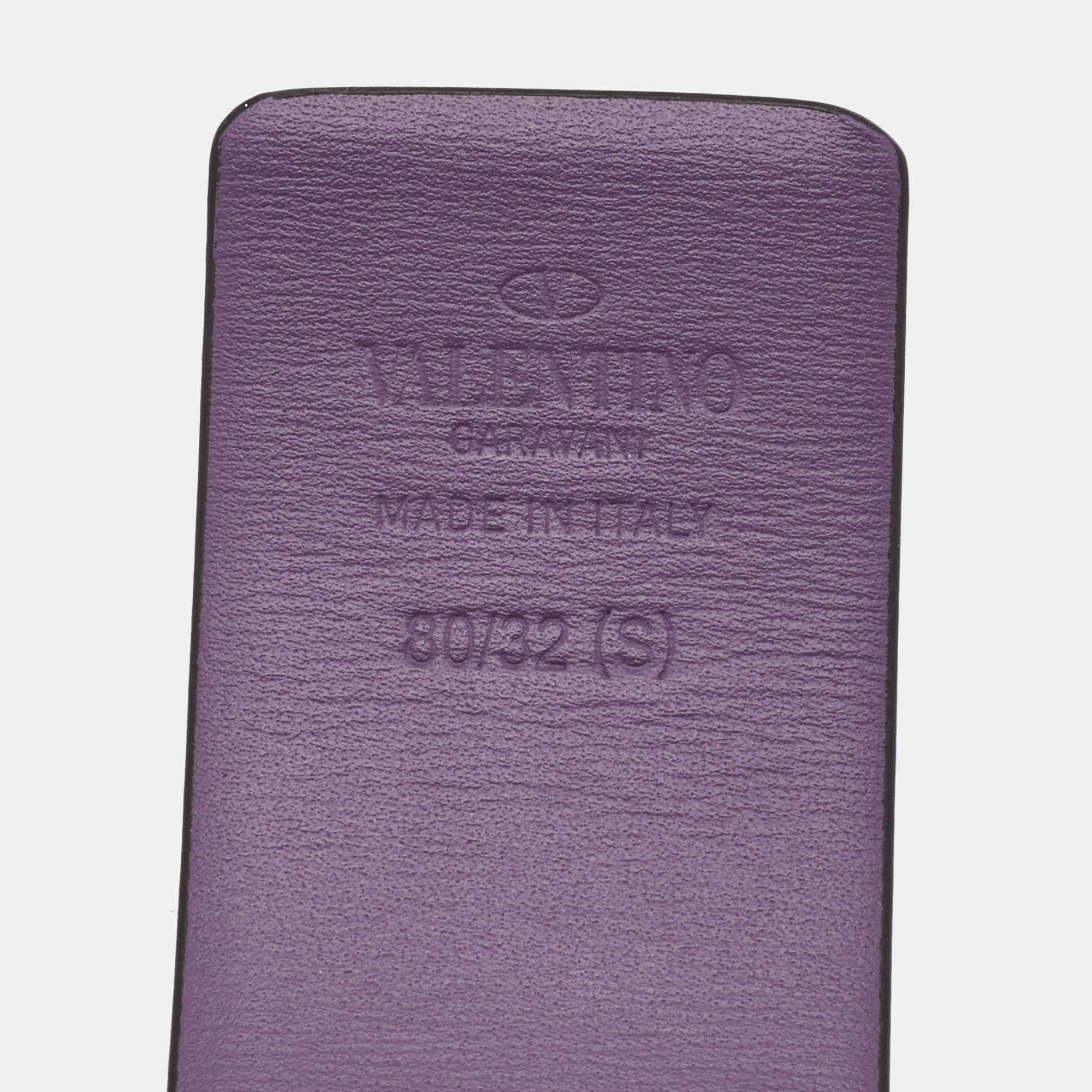 Vlogo leather belt Valentino Garavani Pink size 80 cm in Leather - 31629047