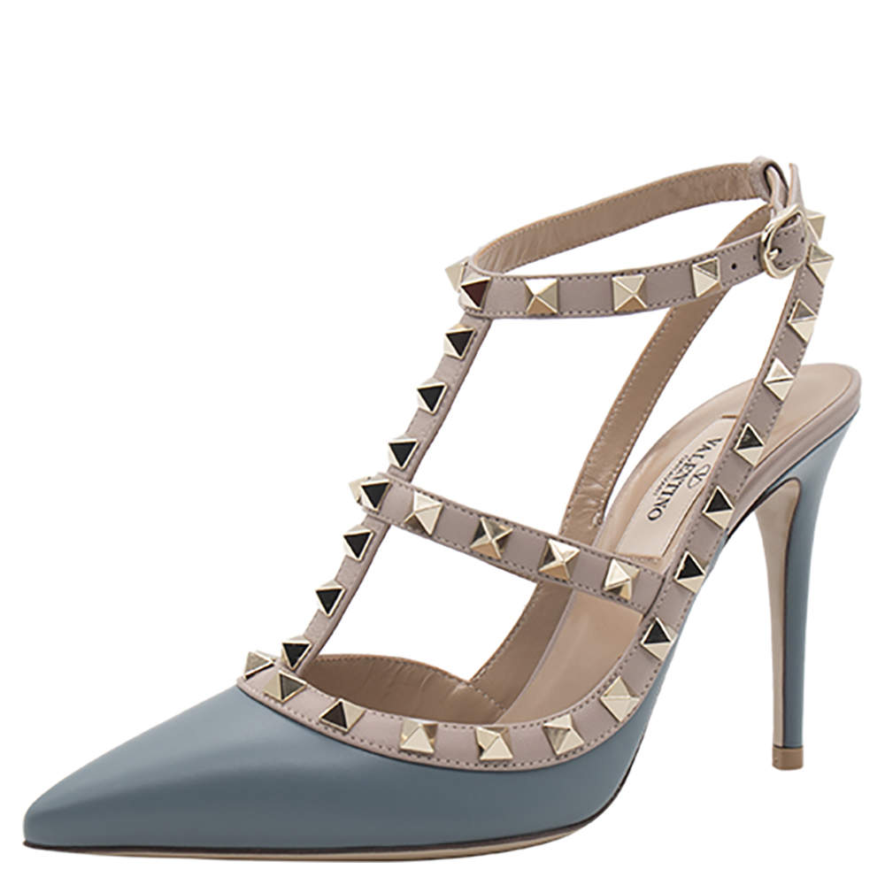 valentino heels grey