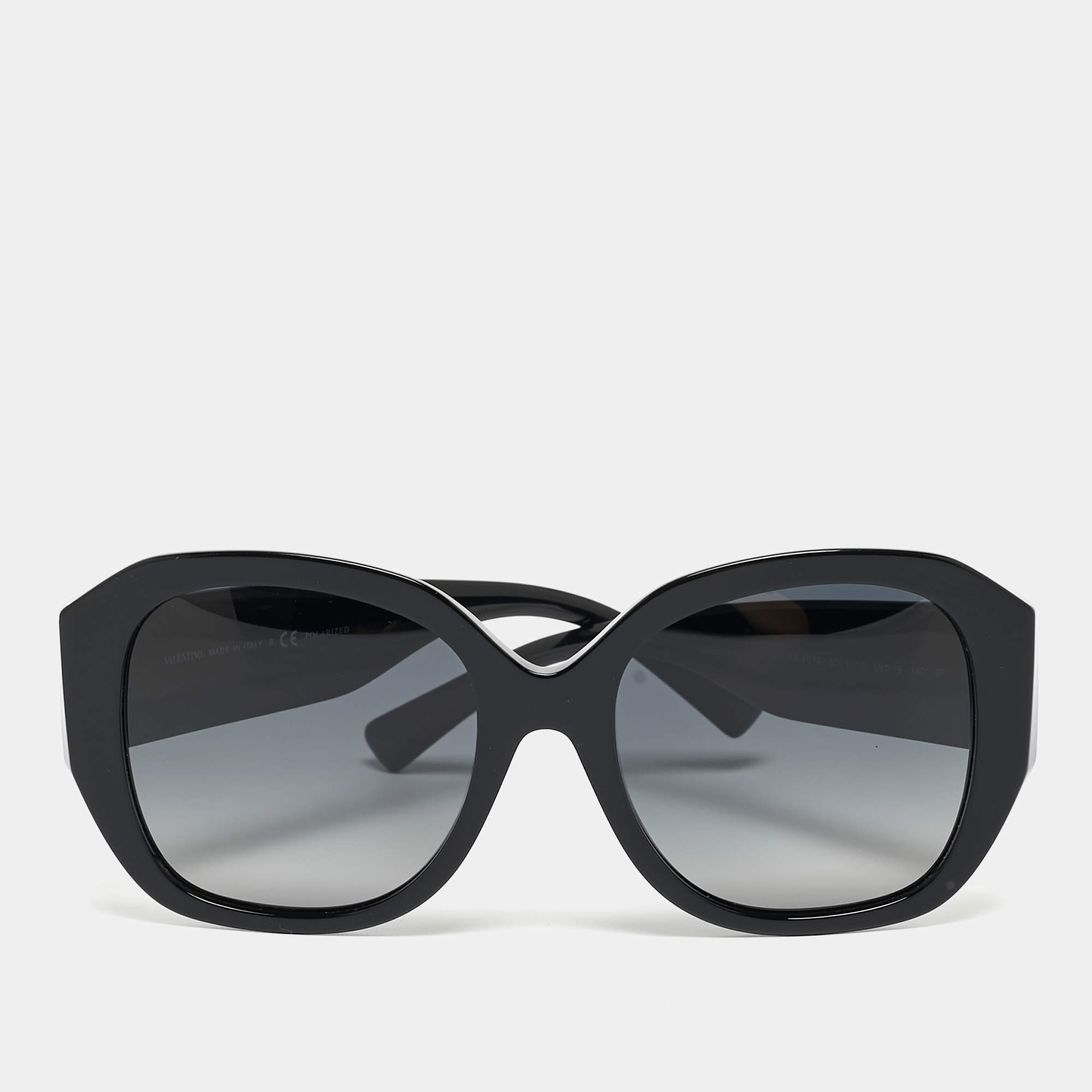Valentino Black Gradient VA4079 Square Sunglasses