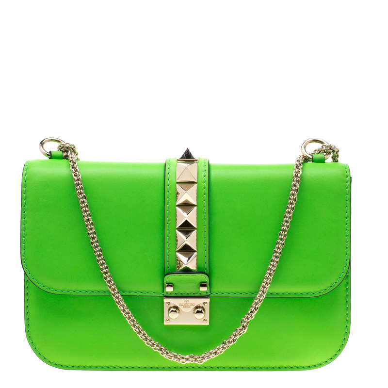 neon green valentino bag