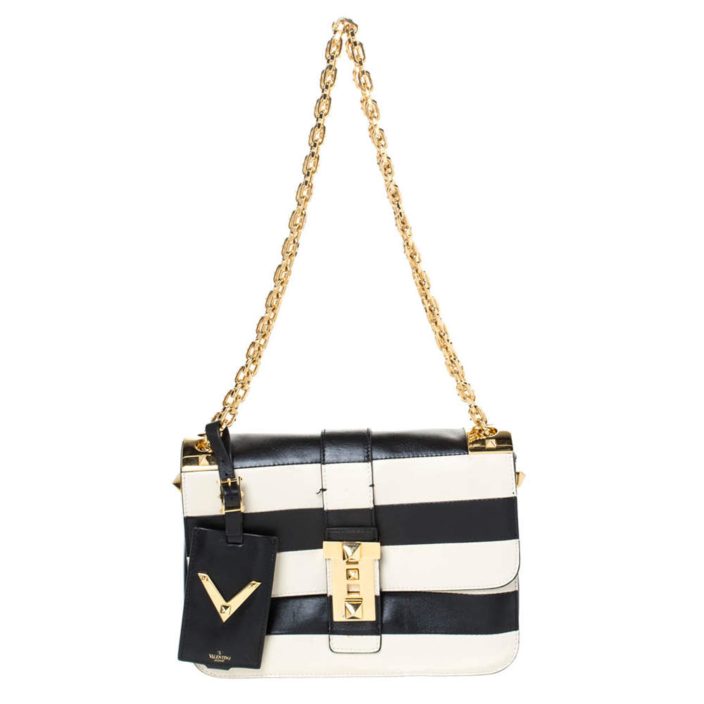 valentino striped bag