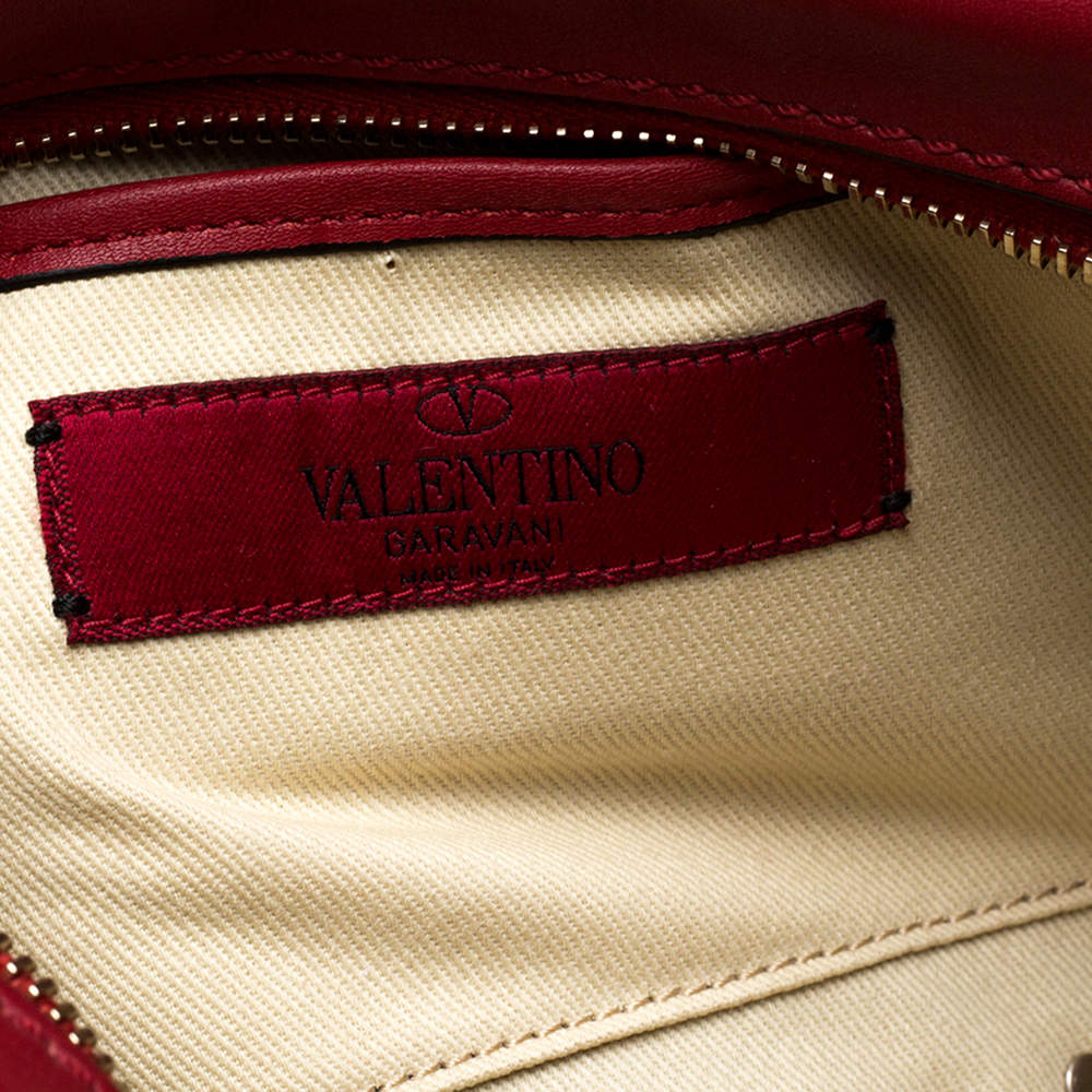 Shoulder bags Valentino Garavani - Red Rockstud leather camera bag -  RW2B0809VSF0RO