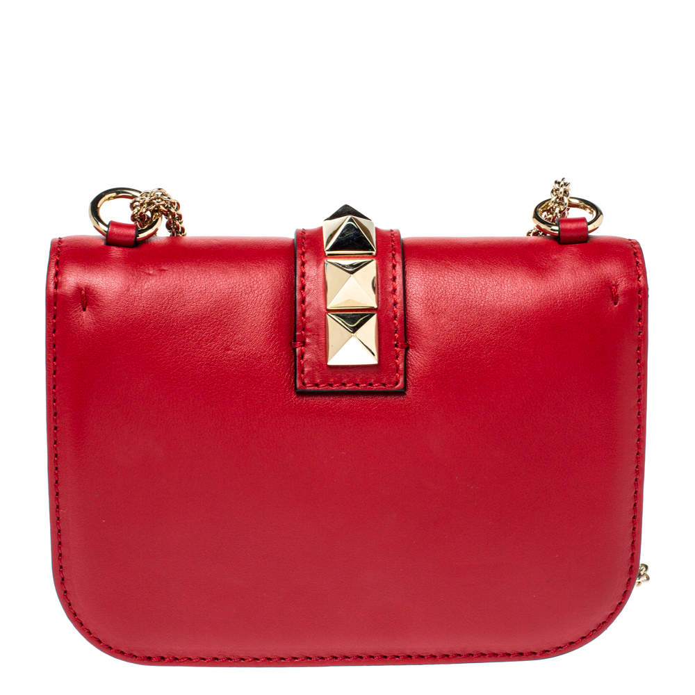 VALENTINO red MINI Makeup Bag Travel Case 5.75” X 3.5”