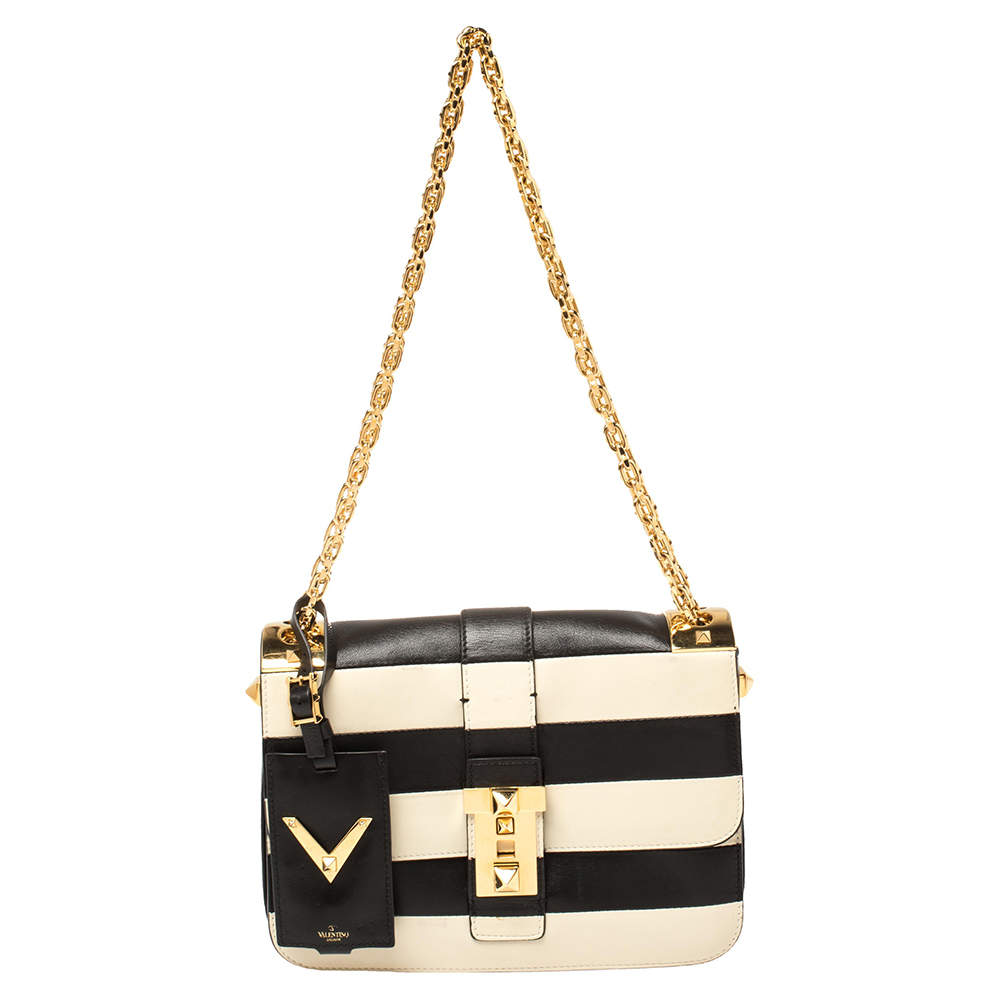 valentino striped bag