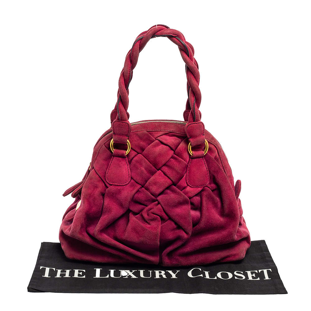 Valentino, Bags, Red Velvet Designer Bag