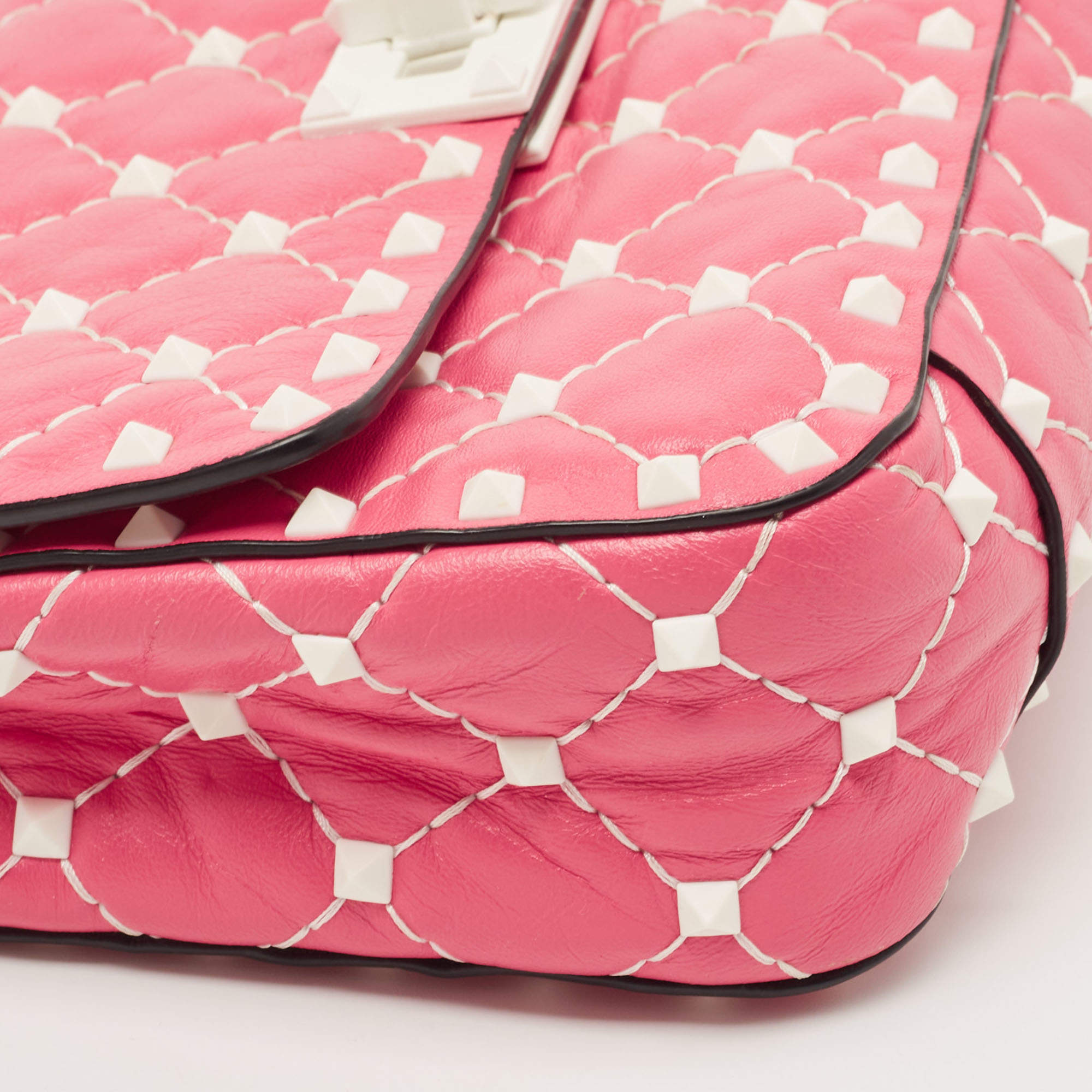 Valentino Garavani Rockstud Spike chain bag Pink – A Piece Lux