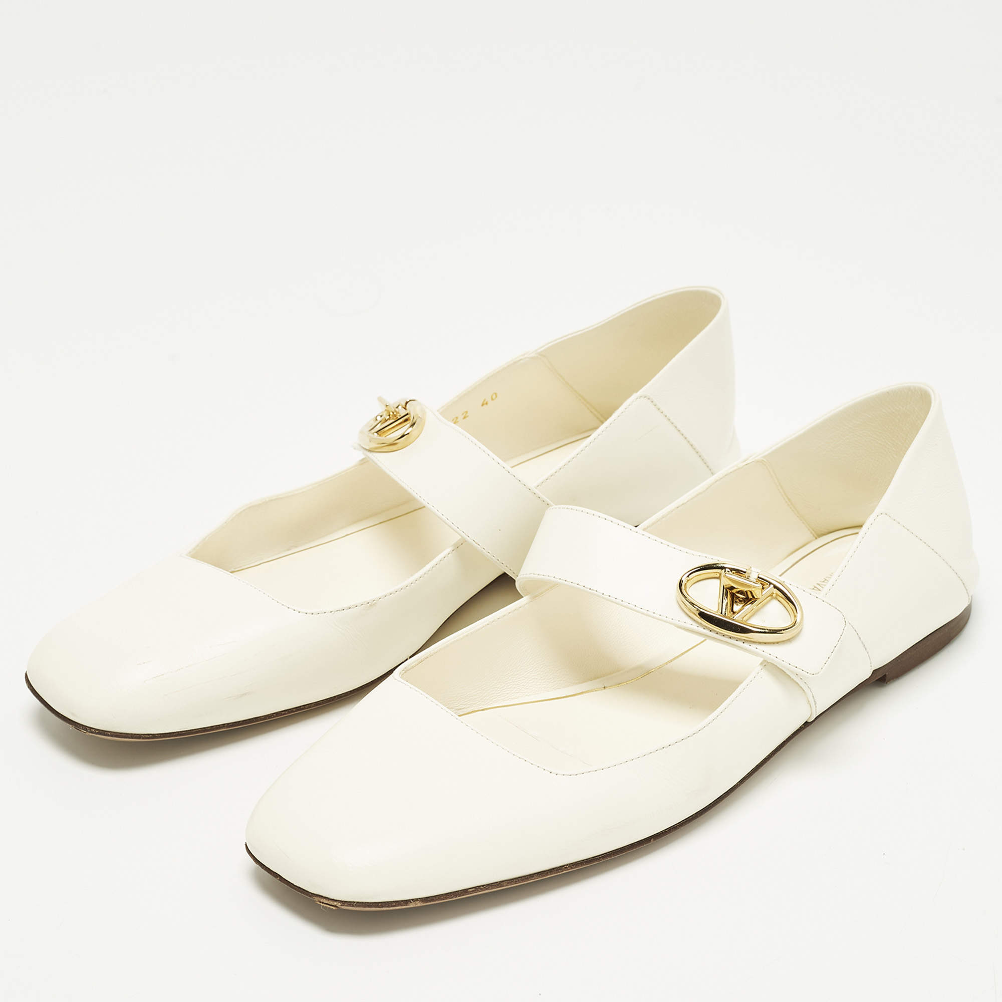 Valentino Multicolor Braided Leather VLOGO Flat Slides Size 40.5