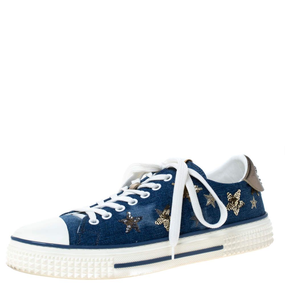 valentino blue sneakers