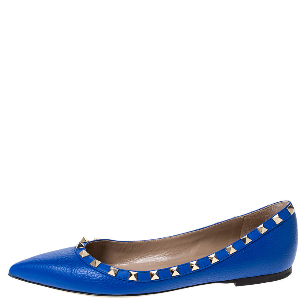 valentino flats blue