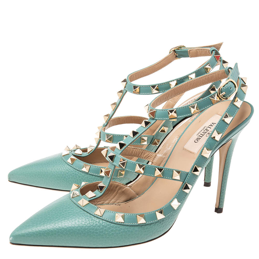 Turquoise pumps hot sale