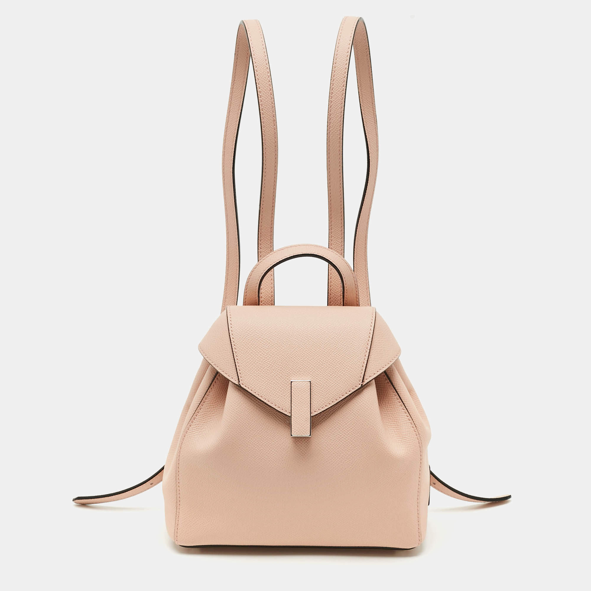 مملوكة مسبقًا Valextra Iside Mini Pink Leather Backpack