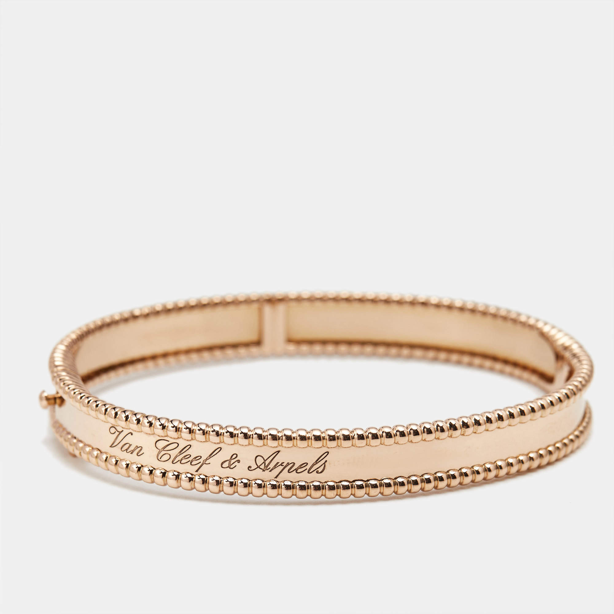 Van Cleef & Arpels Perlee Signature 18K Rose Gold Bracelet M