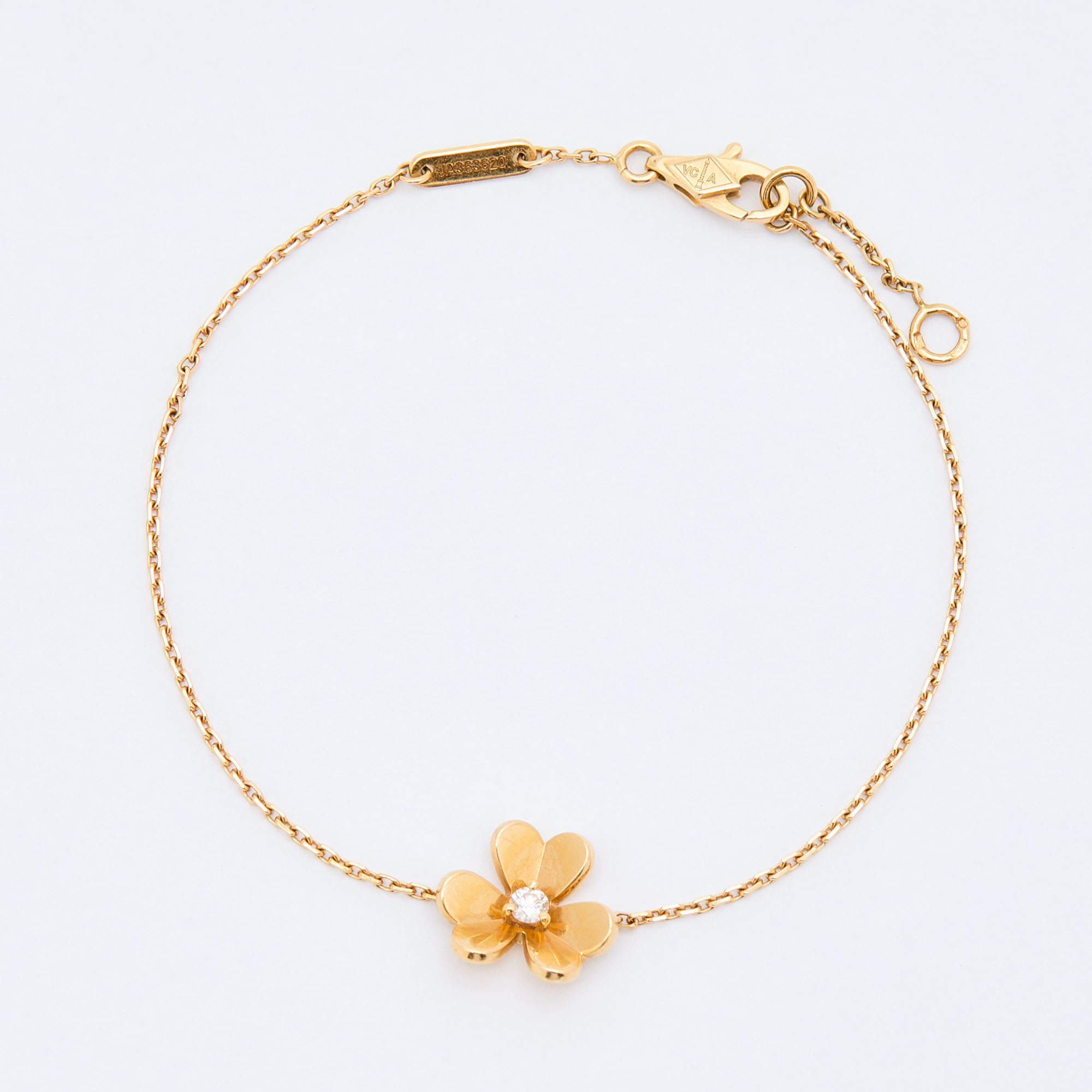 مملوكة مسبقًا سوار فان كليف أند أربلز فريفول ذهب أصفر عيار 18 وألماس