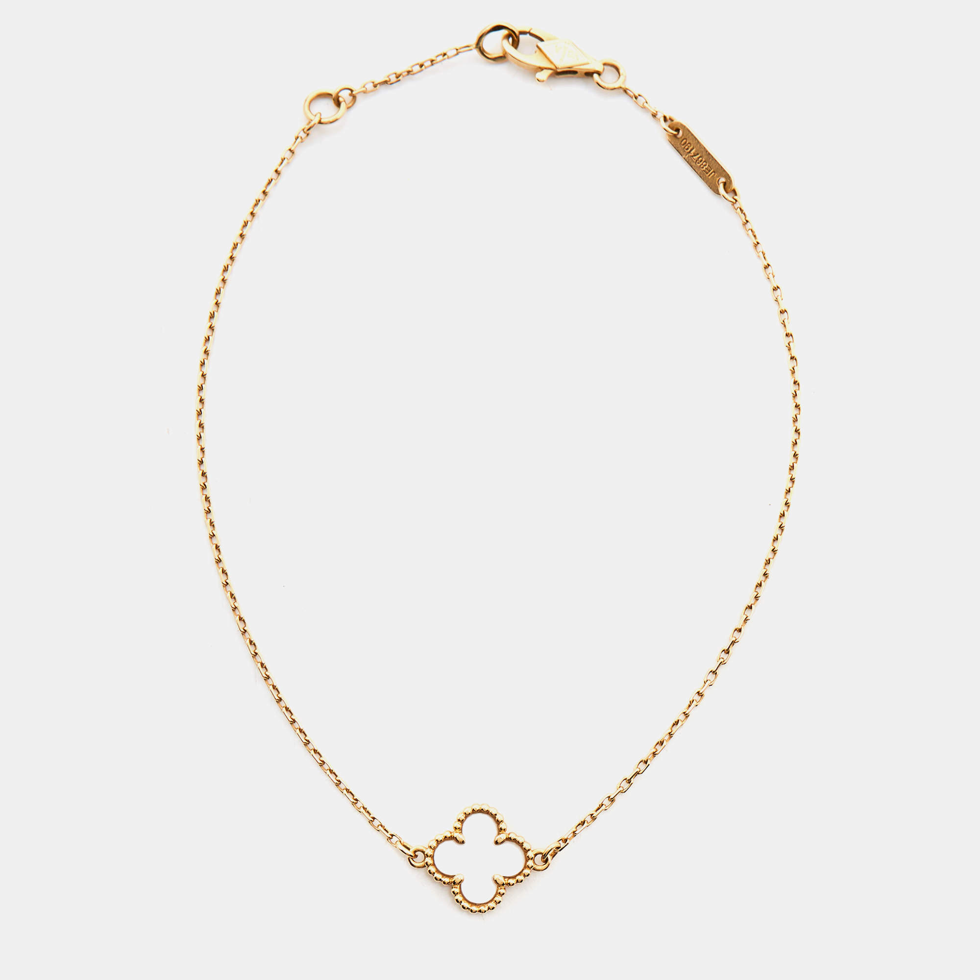 مملوكة مسبقًا سوار فان كليف أند أربلز سويت ألامبرا ذهب أصفر عيار 18 وصدف