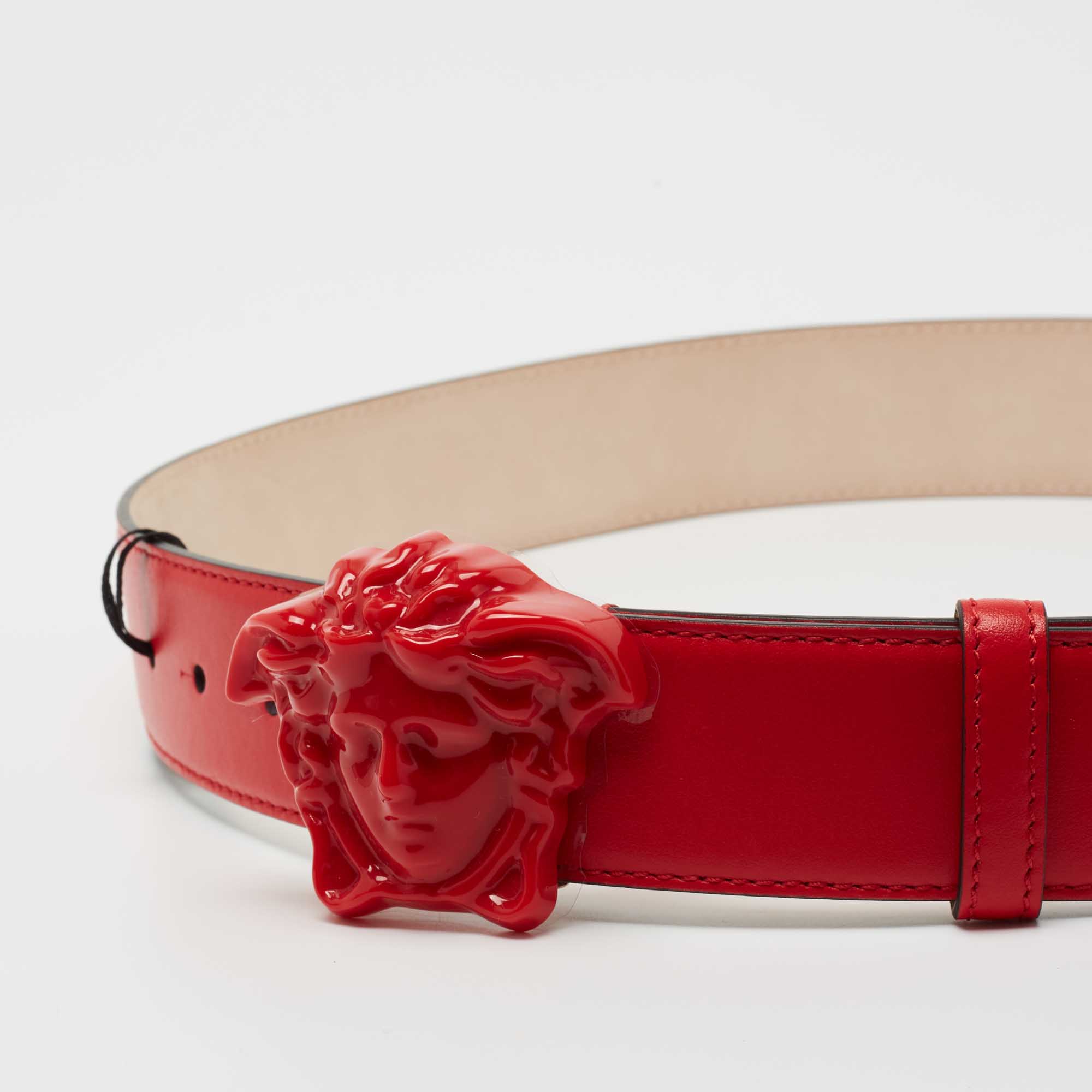 Red newest versace belt