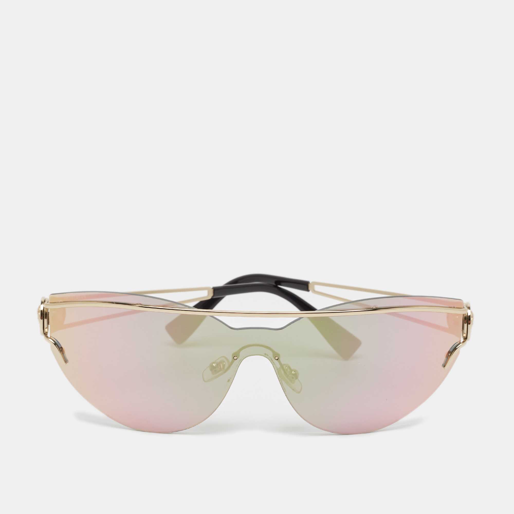 Versace Black Mirror Medusa MOD 2186 Butterfly Sunglasses