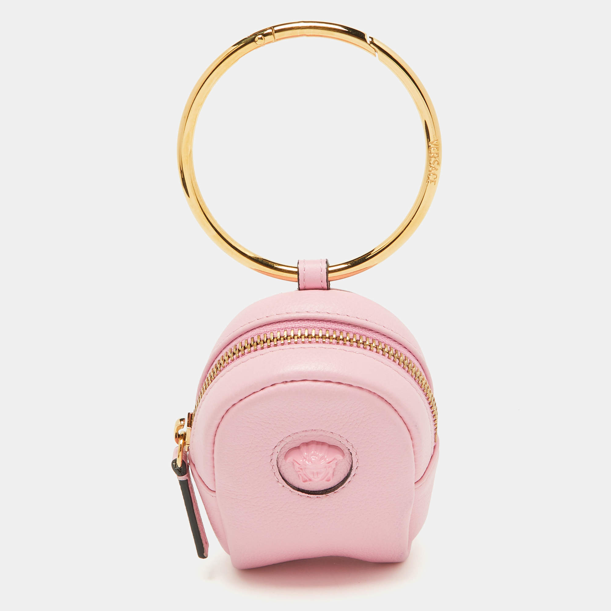 VERSACE handbag + shoulder strap 73VA4BF2 pink versace print - Soledad