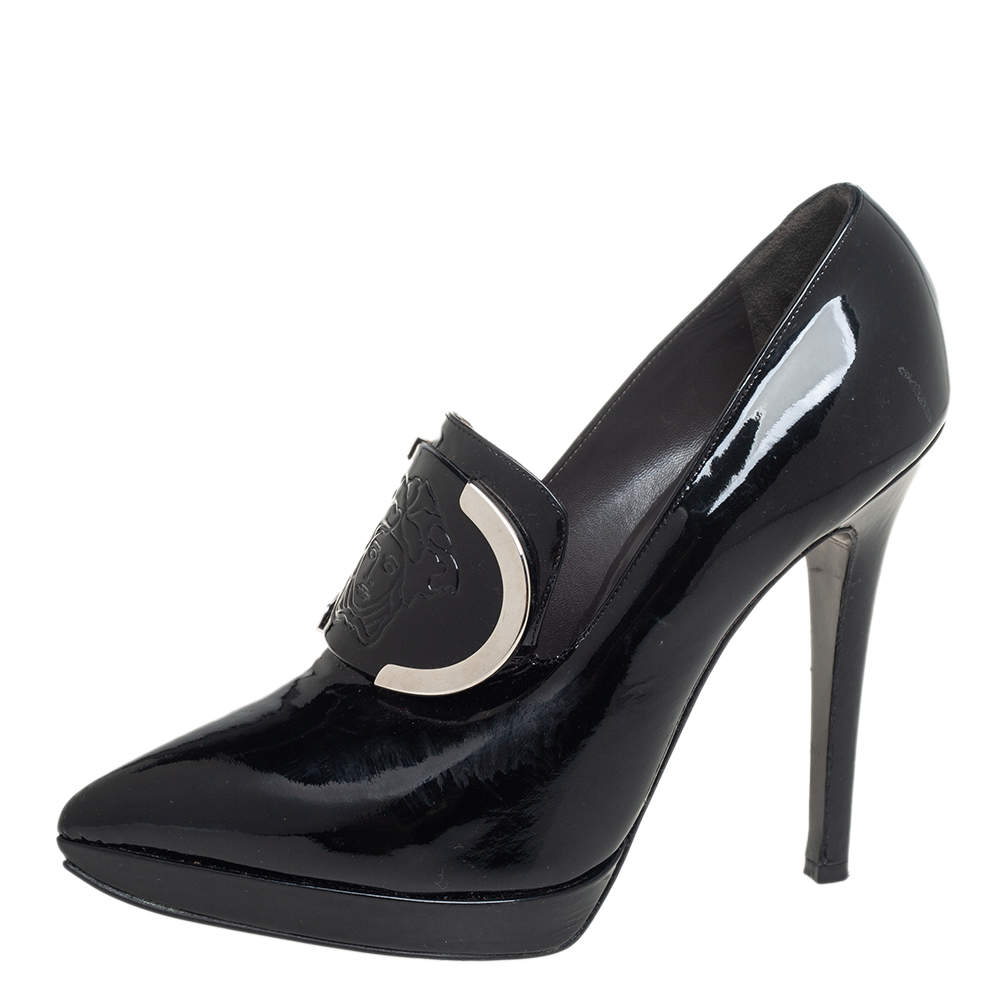 versace pointed heels