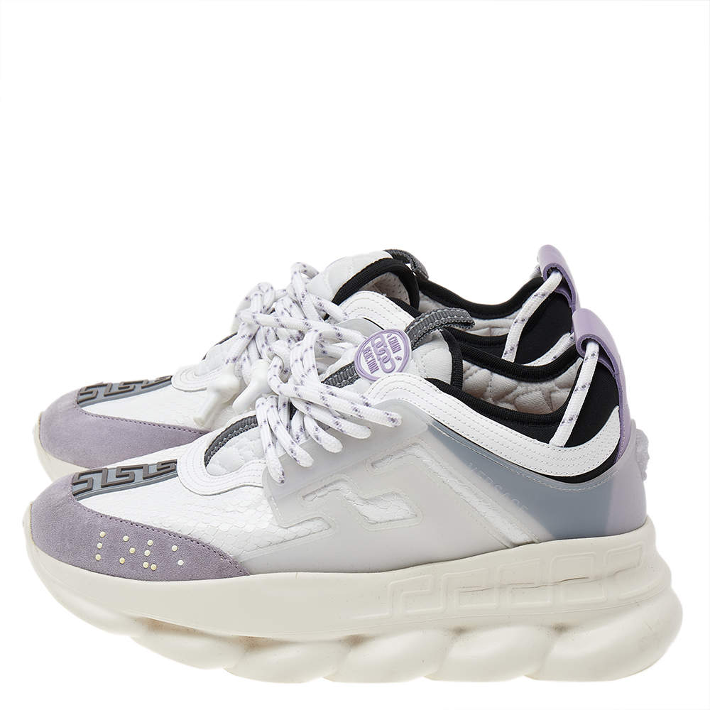 Versace Chain Reaction 2 Chainz White (Women's) - DSR705G D3TSV