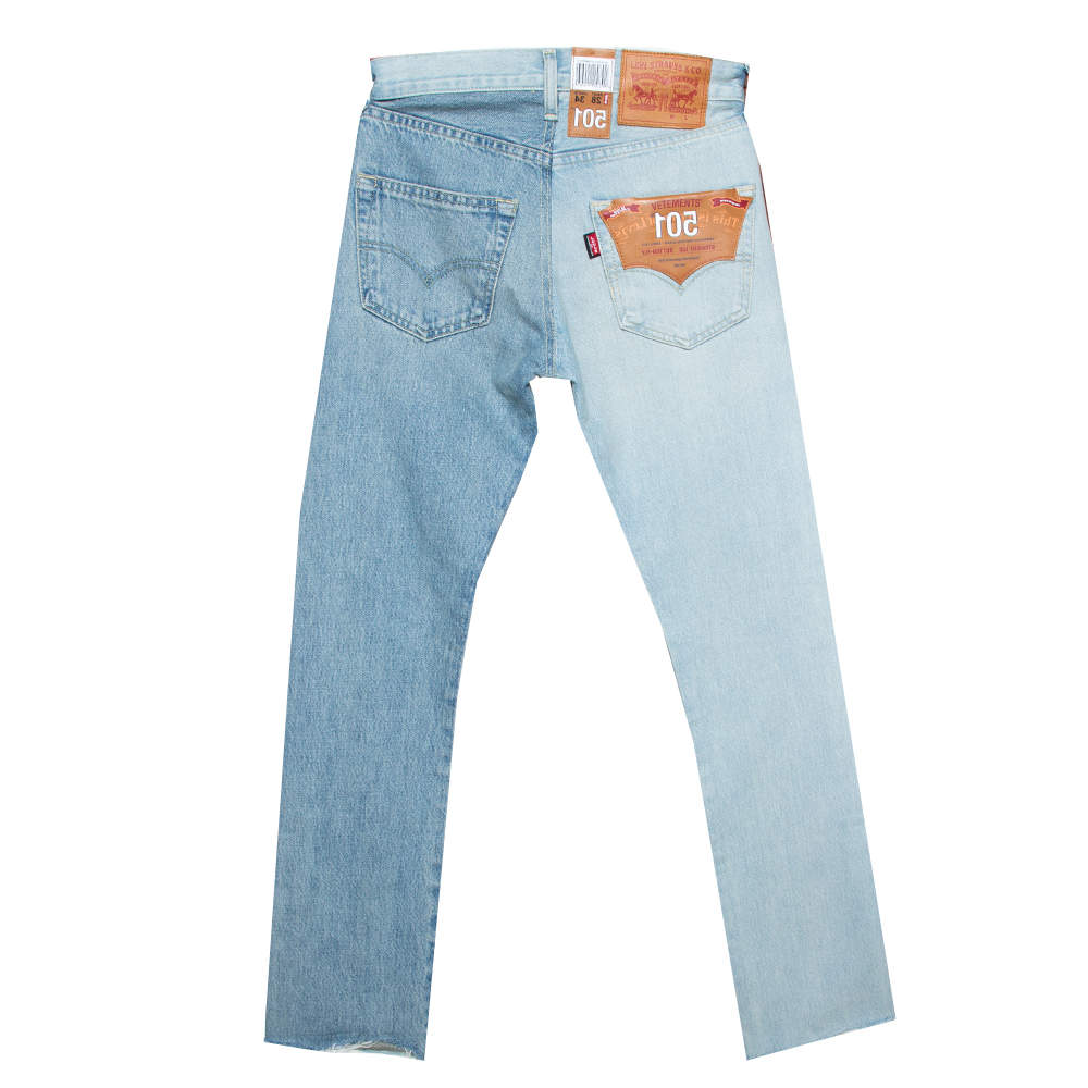 two tone levi jeans