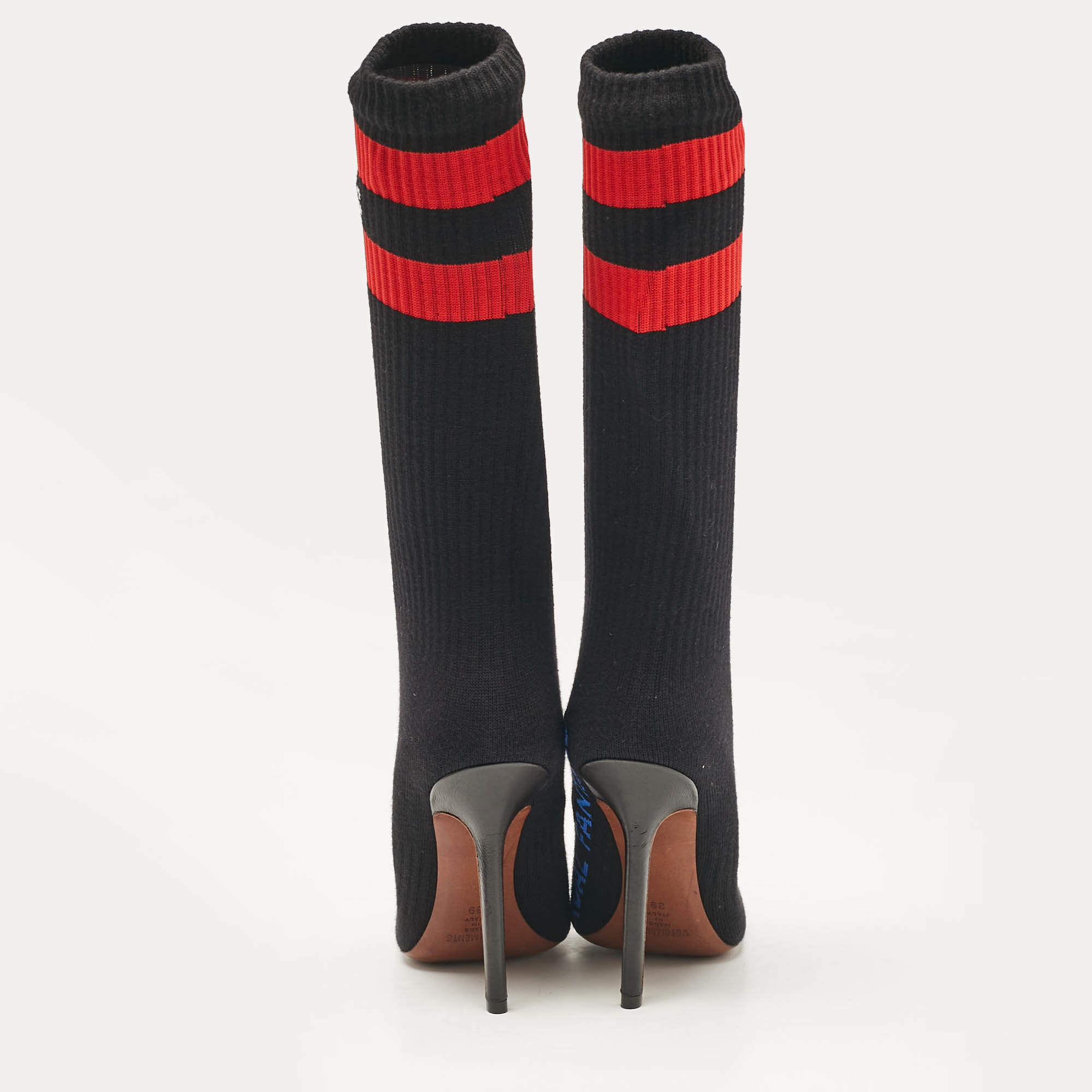 靴 Vetements Socks Boots VETEMENTS | OVER THE KNEE SOCK BOOTS