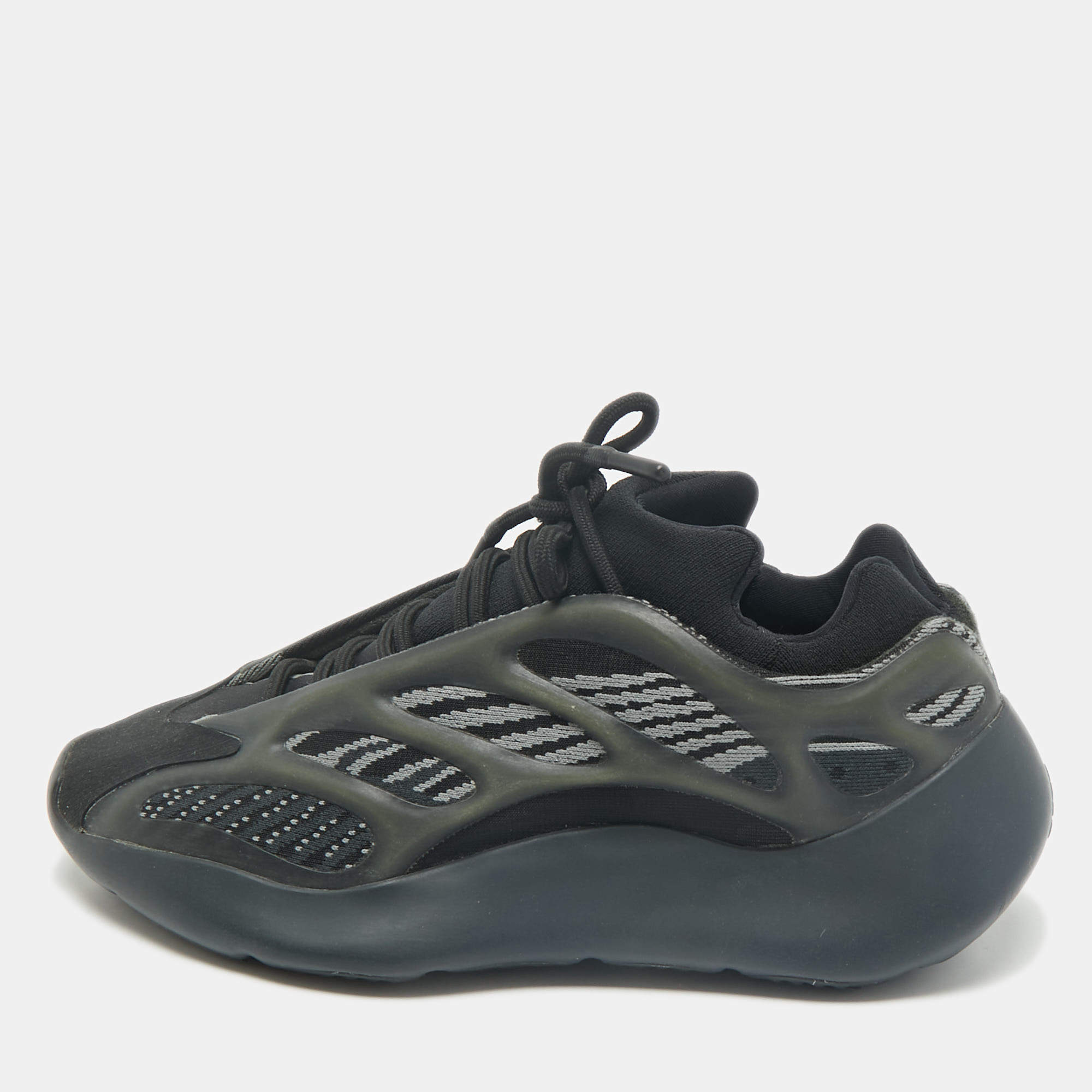 Yeezy x Adidas Black Knit Fabric 700 V3 Alvah Sneakers Size 36 2/3