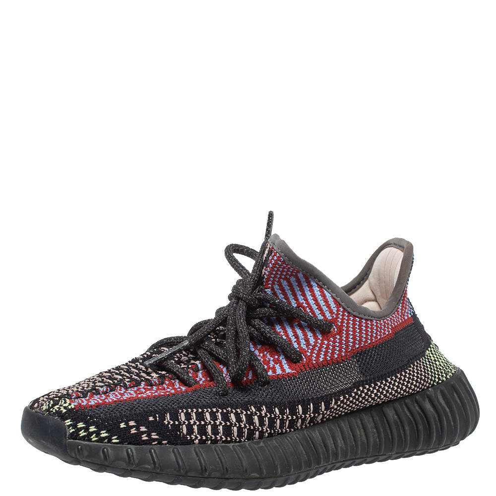 Yeezy x Adidas Multicolor Yecheil Cotton Knit Boost 350 V2 Sneakers ...
