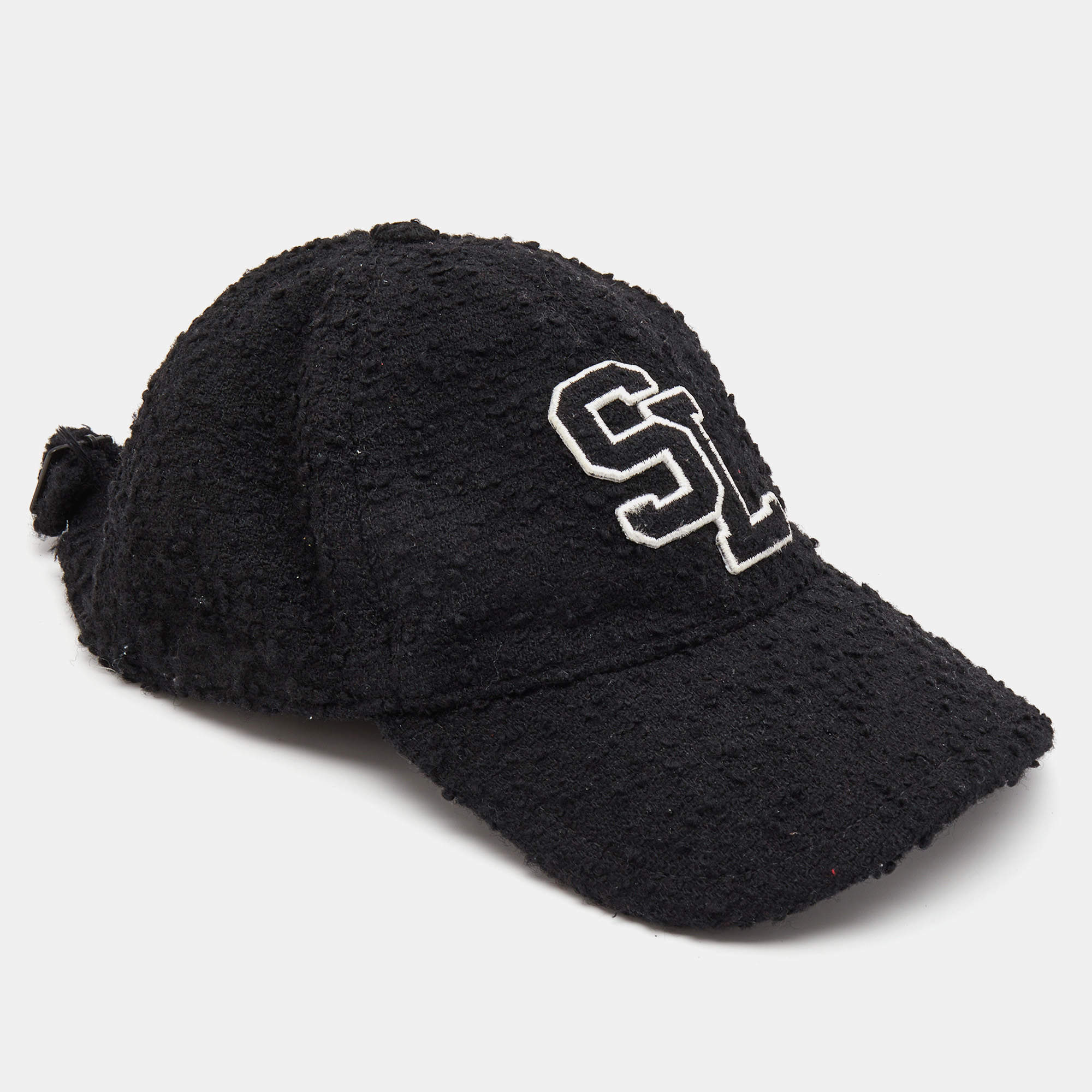 Saint Laurent Sl Tweed Hat - Black