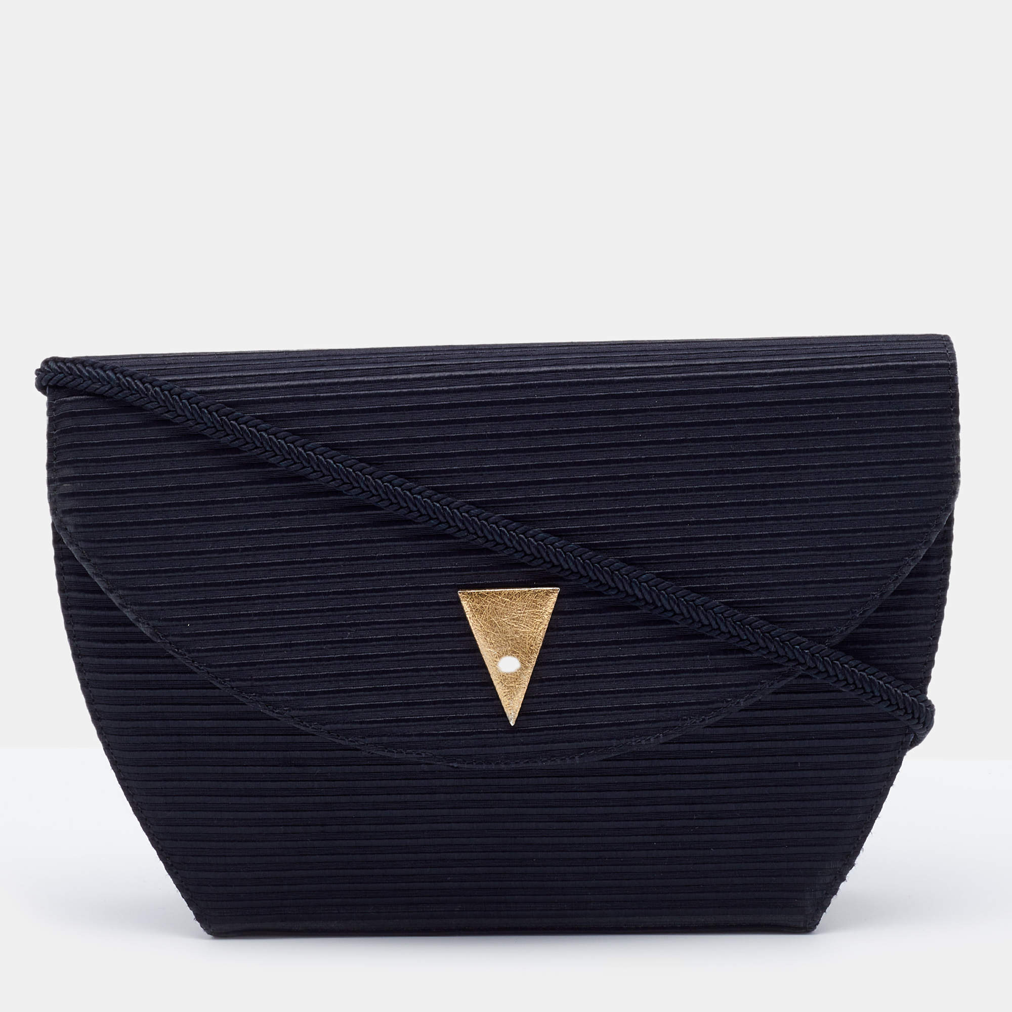 Yves Saint Laurent Black Fabric Shoulder Bag