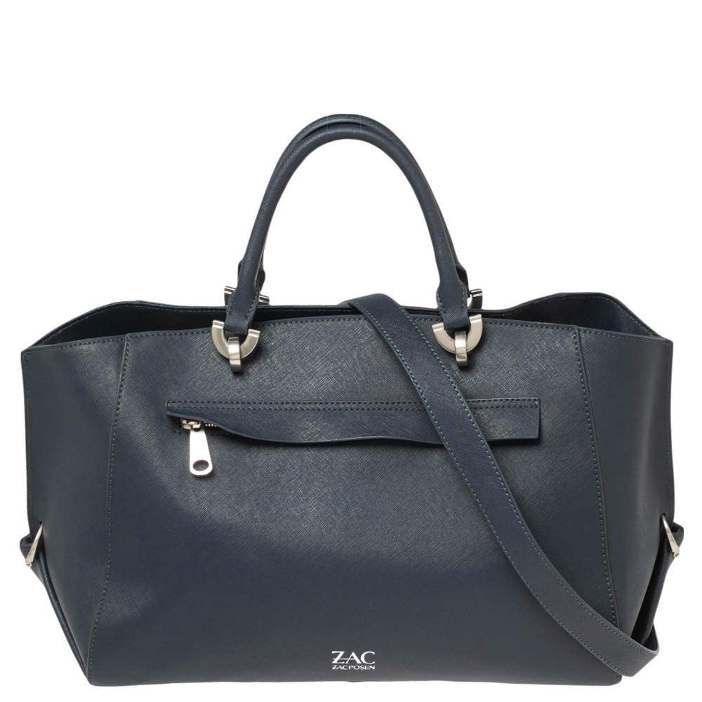 Zac Zac Posen Blue Leather Crossbody Bag