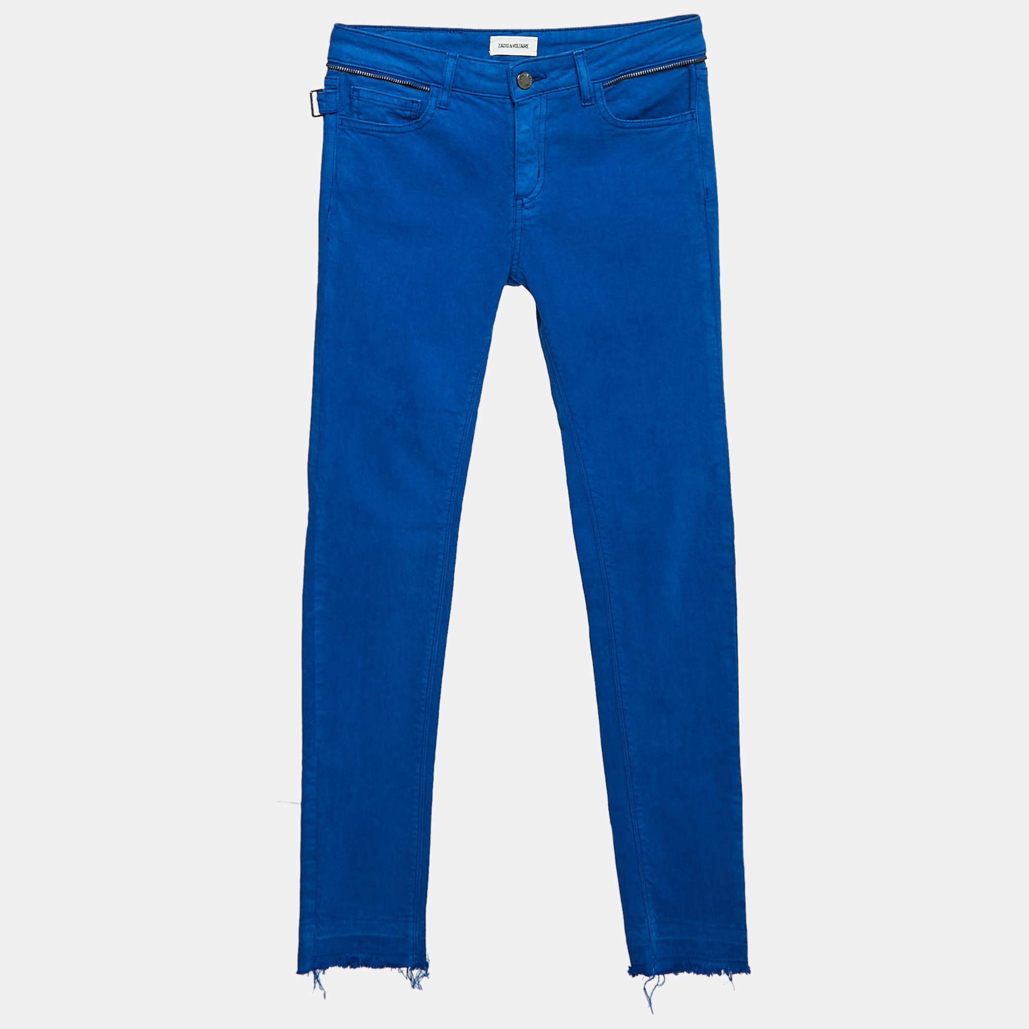 Zadig & Voltaire Blue Denim Eva Cher Jeans S Waist 26.5"