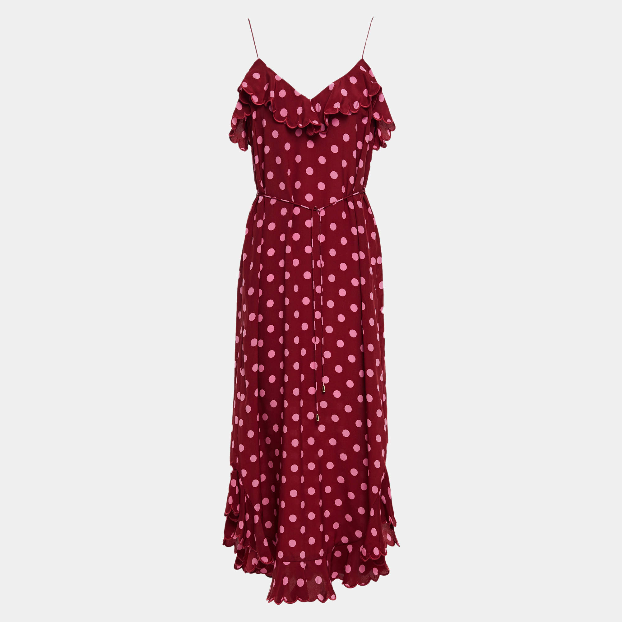 Pre Owned Zimmermann Silk Midi Dress 3