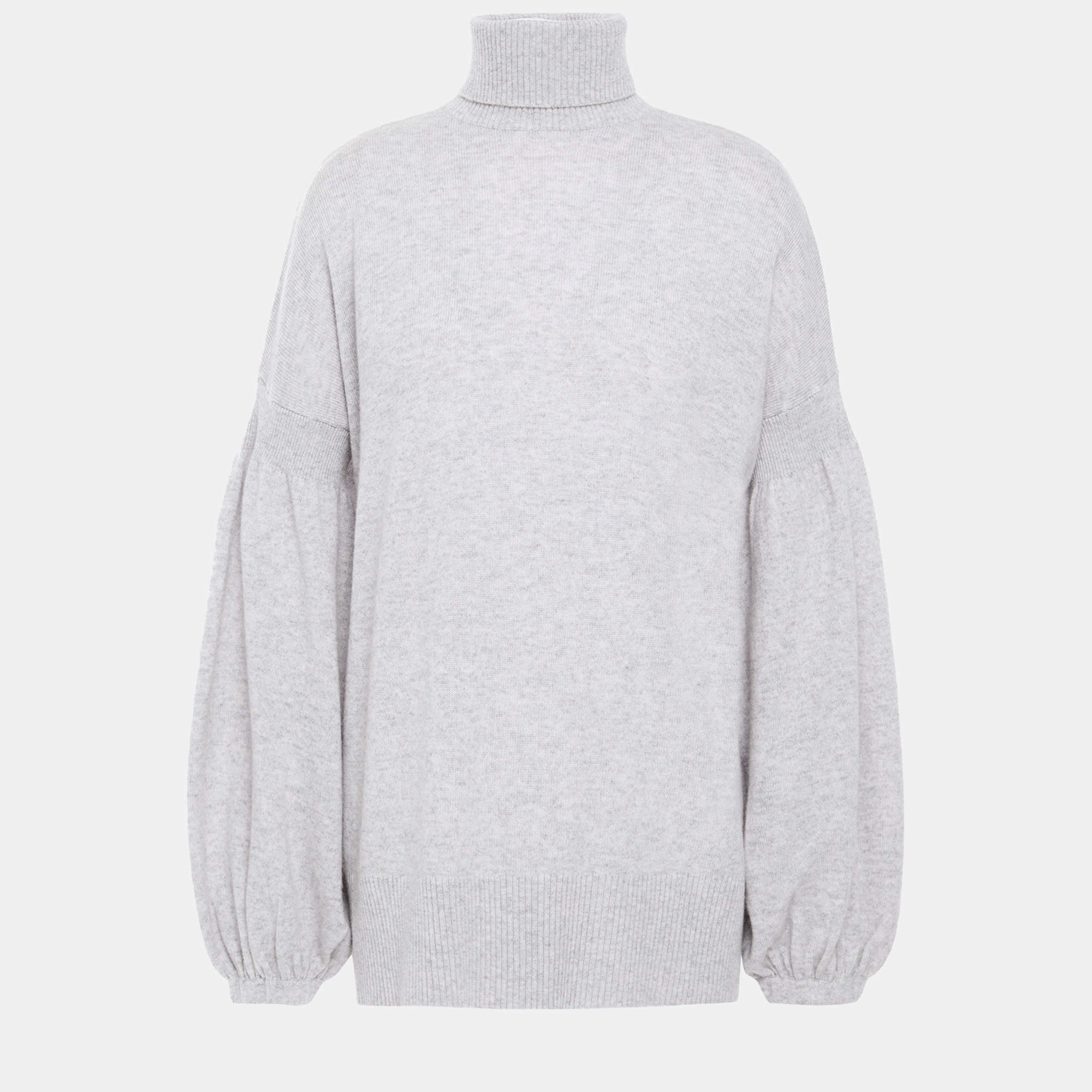 Zimmermann Grey Merino Wool Turtleneck Sweater S