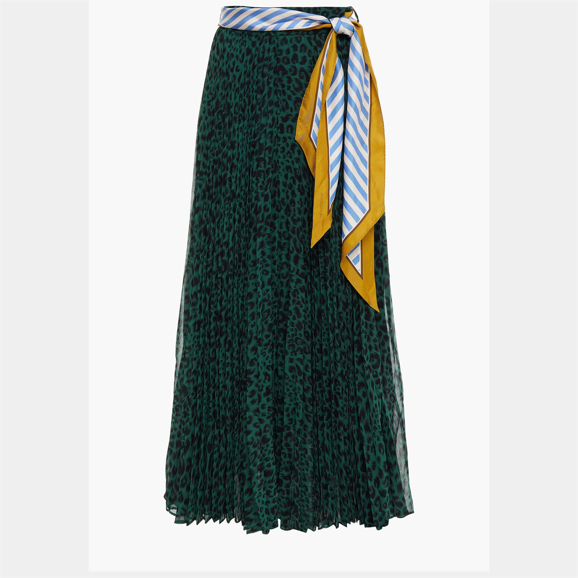 Pre Owned Zimmermann Polyester Midi Skirt 2