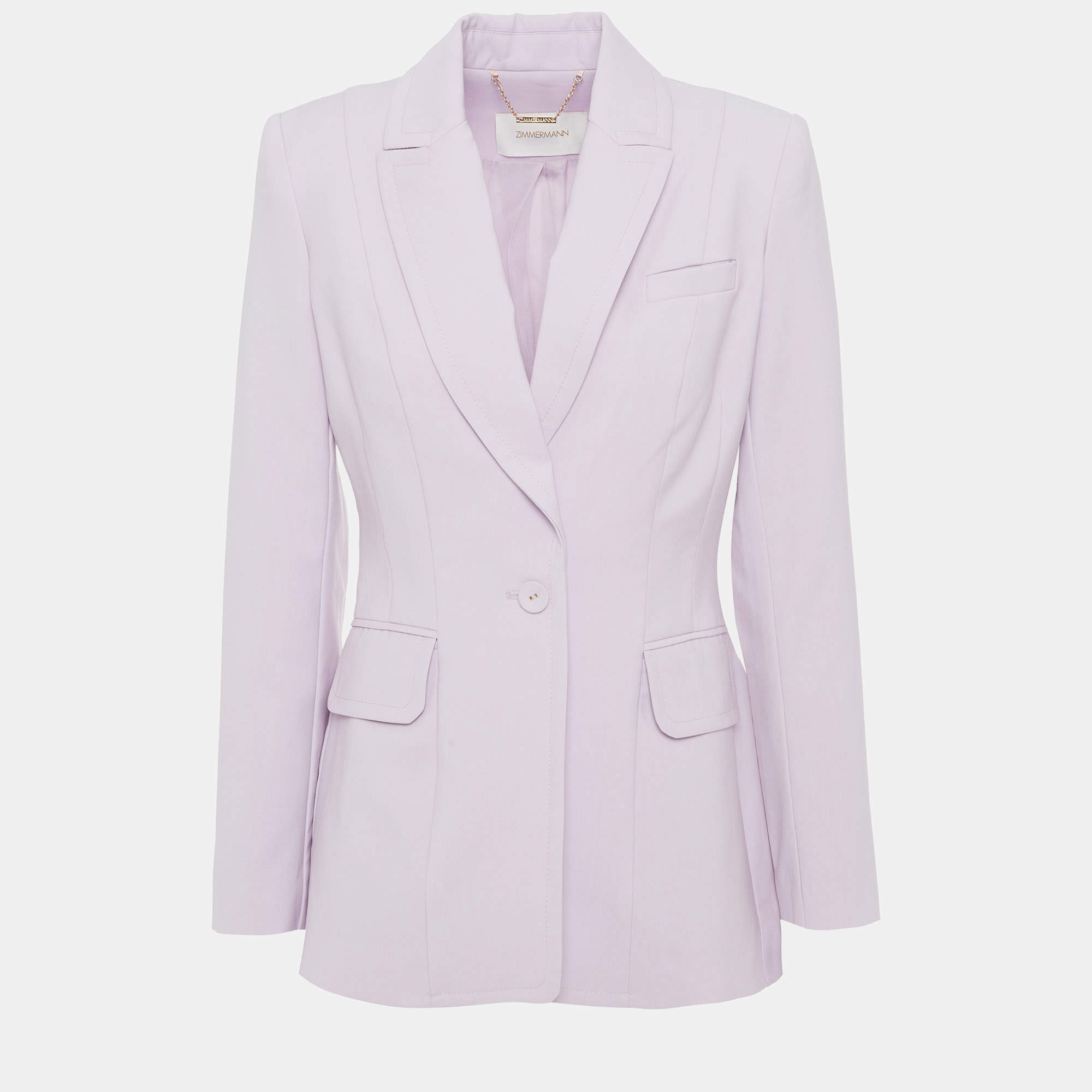 Zimmermann Purple Wool Blazer M