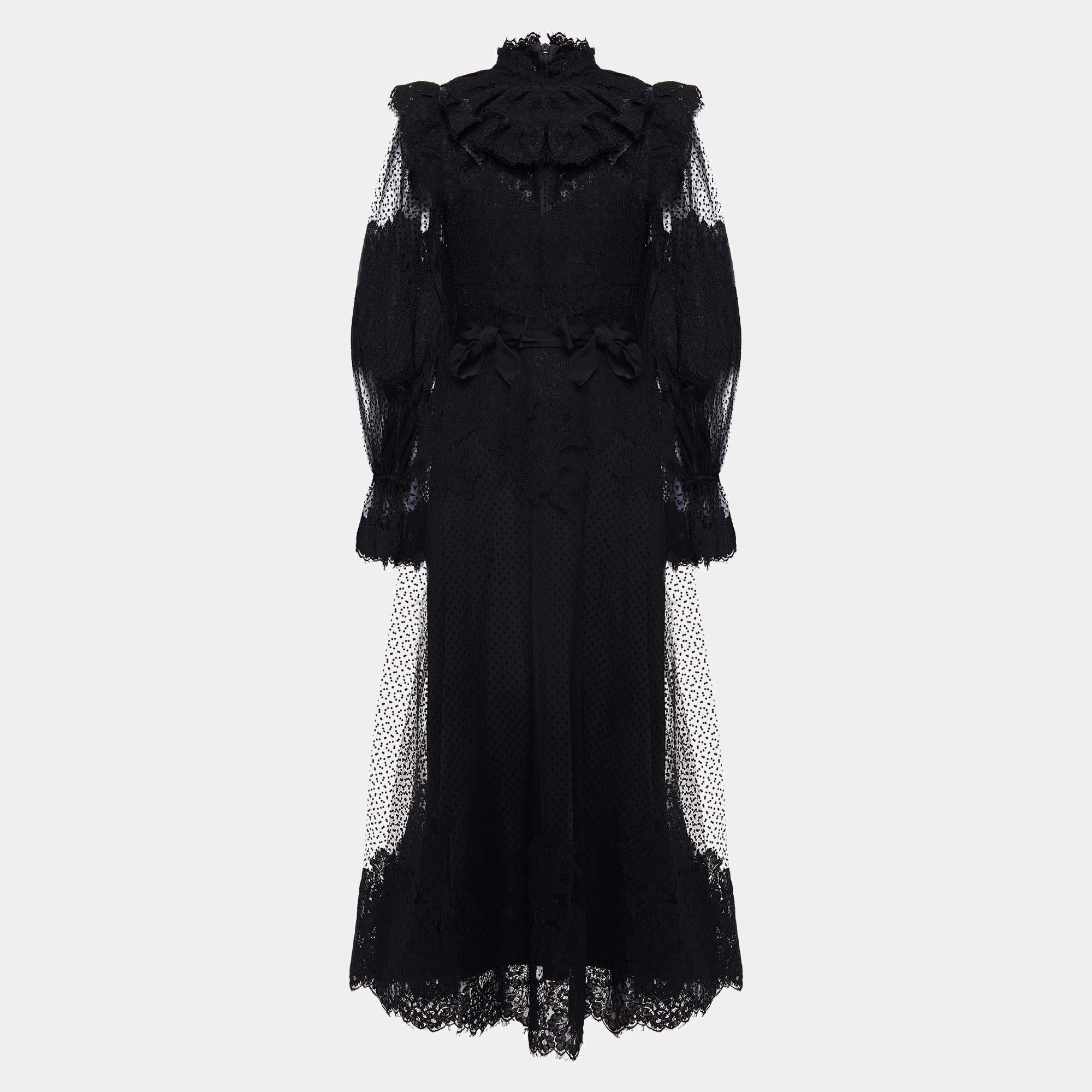 Pre Owned Zimmermann Polyester Midi Dress 2