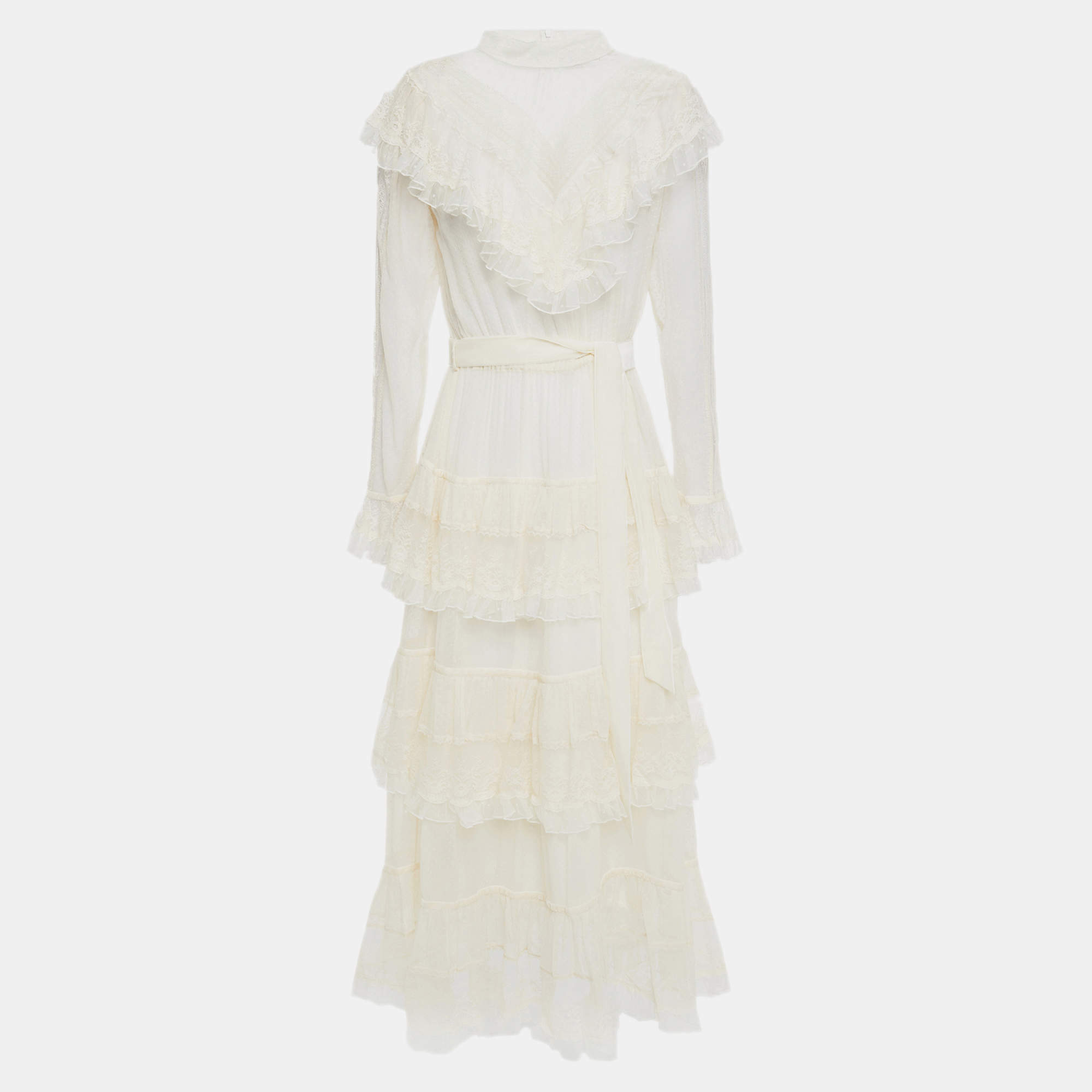 Pre Owned Zimmermann Silk Midi Dress 1
