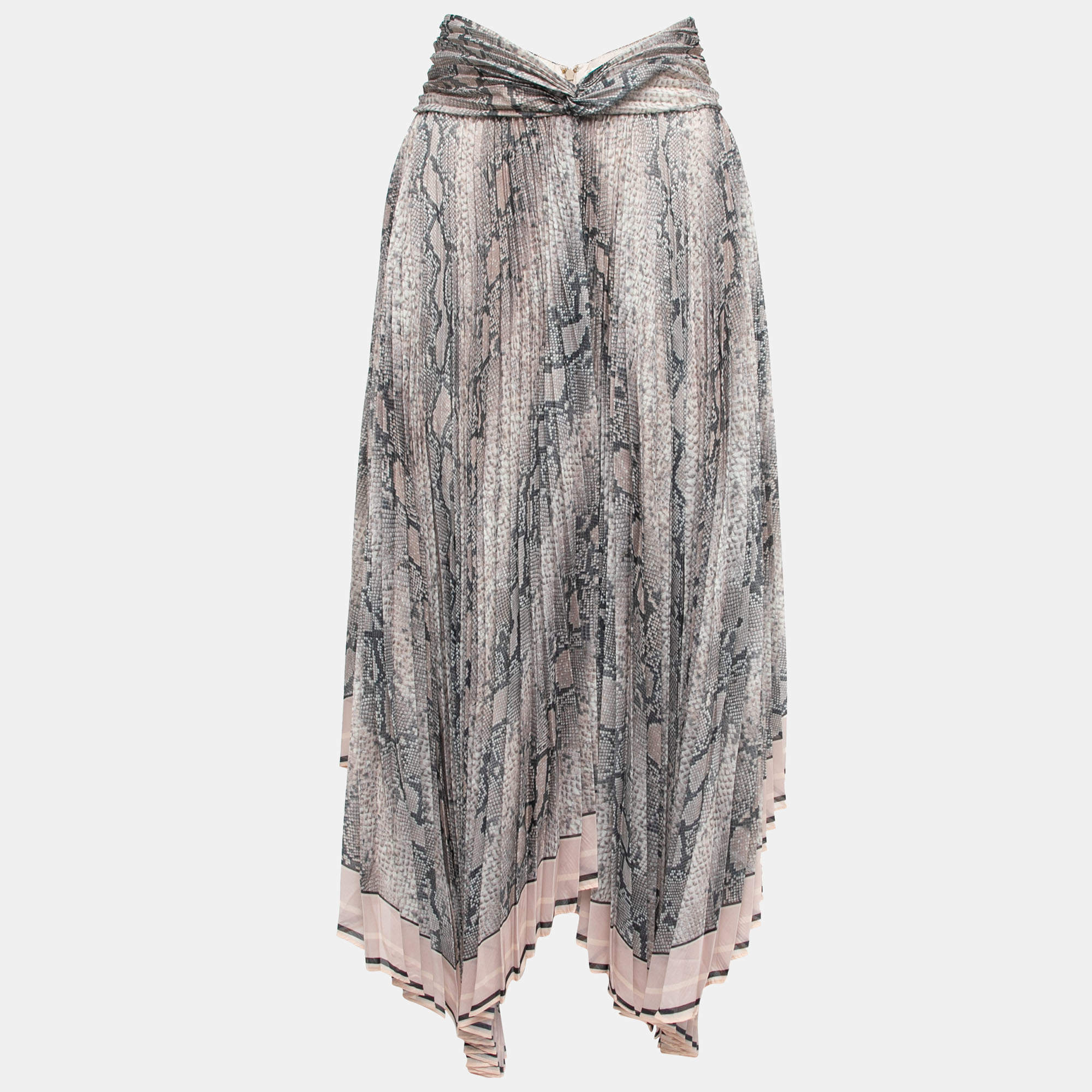 Zimmermann snake sale print skirt