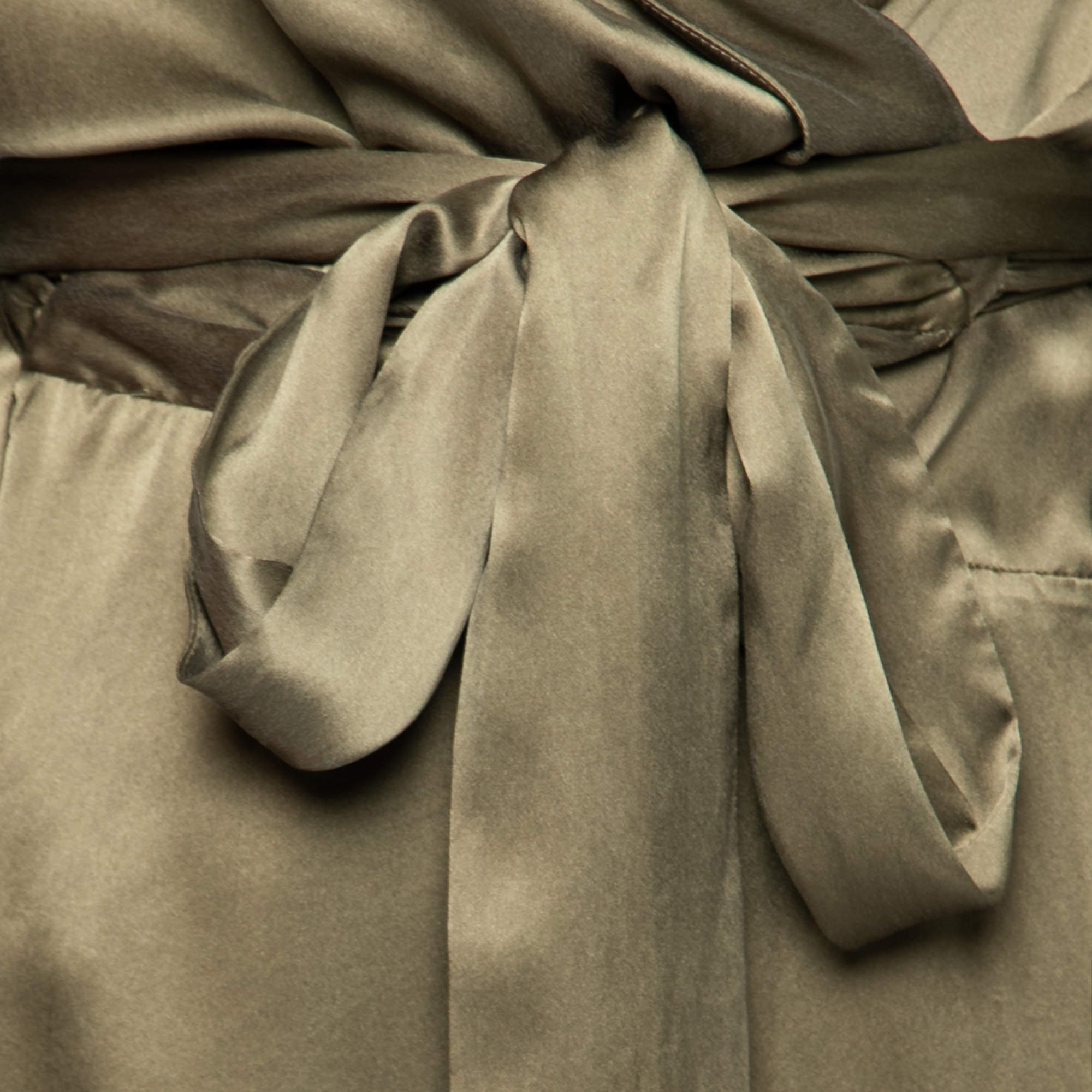 zimmermann wrap dress olive