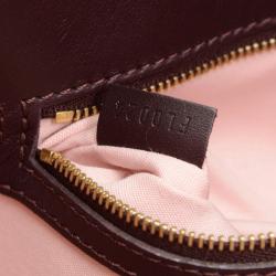 Pre Owned Louis Vuitton Burgundy Monogram Idylle Sac Kathleen Shoulder Bag