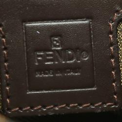 Pre Owned Fendi Tobbaco Zucca Canvas Mama Forever Shoulder Bag