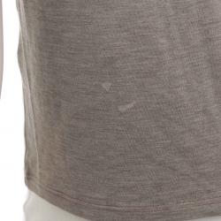 Pre Owned Hermes Brown Silk Knit Sleeveless Top S