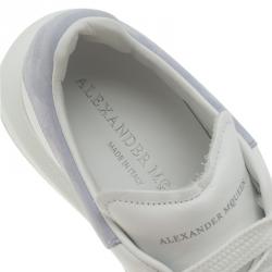 مملوكة مسبقًا Alexander McQueen White Leather Platform Sneakers Size 36