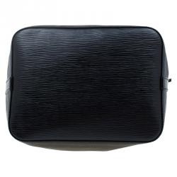 Pre Owned Louis Vuitton Black Epi Leather Petite Noe Bag