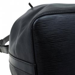 Pre Owned Louis Vuitton Black Epi Leather Petite Noe Bag