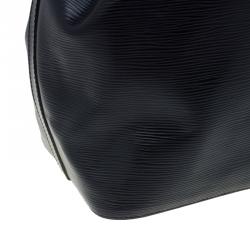 Pre Owned Louis Vuitton Black Epi Leather Petite Noe Bag