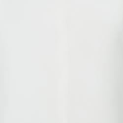 Pre Owned Roland Mouret Monochrome Power Shoulder Long Sleeve Silk Blouse S