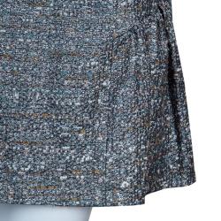 Pre Owned RED Valentino Grey Tweed Skirt M