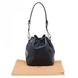 Pre Owned Louis Vuitton Black Epi Leather Petite Noe Bag
